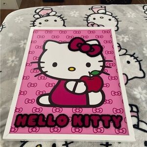 Hello Kitty Pink Wall Art canvas